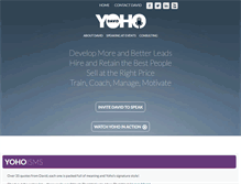 Tablet Screenshot of davidyoho.com